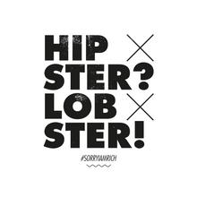 Laden Sie das Bild in den Galerie-Viewer, Hipster? Lobster - Girls – White - SorryIamRich
