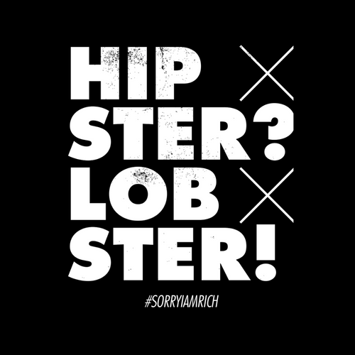 Hipster? Lobster - Boys – Black - SorryIamRich