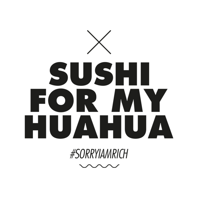 Sushi For My Huahua - Boys - White - SorryIamRich