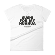 Load image into Gallery viewer, Sushi For My Huahua - Girls - White - SorryIamRich

