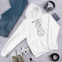 Load image into Gallery viewer, #Sorryiamrich Hoodie - Unisex - White - SorryIamRich

