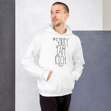 Load image into Gallery viewer, #Sorryiamrich Hoodie - Unisex - White - SorryIamRich
